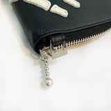 KAPITAL THUMBS UP BONE HAND ZIP NECK BAG [ K2503XB806 ] [ Black ] cotwo