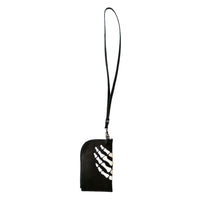 KAPITAL THUMBS UP BONE HAND ZIP NECK BAG [ K2503XB806 ] [ Black ] cotwo