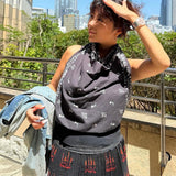 KAPITAL Fastcolor Selvedge Bandana (Churchill GARDEN) [ K2508BA508 ]
