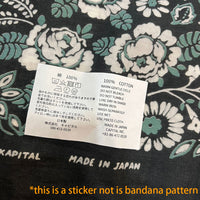 KAPITAL Fastcolor Selvedge Bandana (Churchill GARDEN) [ K2508BA508 ]