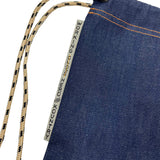 KAPITAL 8oz Denim Drawstring Bag (DENIM REPAIRSpt) [ K2608XB502 ] cotwo