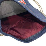 KAPITAL 8oz Denim Drawstring Bag (DENIM REPAIRSpt) [ K2608XB502 ] cotwo