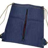 KAPITAL 8oz Denim Drawstring Bag (DENIM REPAIRSpt) [ K2608XB502 ] cotwo