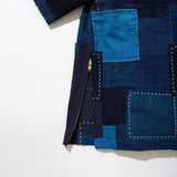 KUON 25S/S Vintage Boro Patchwork Pullover Shirt [ 190CS02B484-78-03 ]