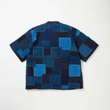 KUON 25S/S Vintage Boro Patchwork Pullover Shirt [ 190CS02B484-78-03 ]