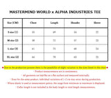 MASTERMIND WORLD x ALPHA INDUSTRIES TEE [ MW25C15-TS215 ]
