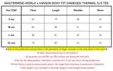 MASTERMIND WORLD x VANSON BOXY FIT DAMEGED THERMAL S/S TEE