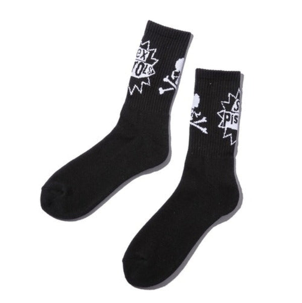 MASTERMIND WORLD x The Star Logo Skull Bones Socks (SO100)