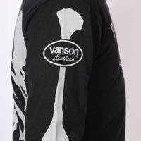 MASTERMIND WORLD x VANSON BONE L/S TEE ( REGULAR FIT ) [ MW24C13-TS101 ]