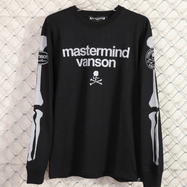 MASTERMIND WORLD x VANSON BONE L/S TEE ( REGULAR FIT ) [ MW24C13-TS101 ]