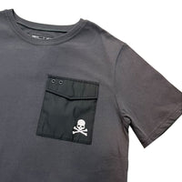 mastermind JAPAN x C2H4 TX-074 SKULL PRINT POCKET TEE - cotwo