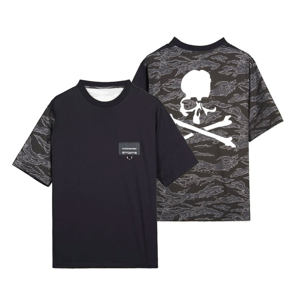 MASTERMIND WORLD x PHENOMENON TIGER CAMO ON SKULL TEE