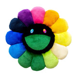 MURAKAMI TAKASHI Flower Cushion Rainbow & Black (60cm)