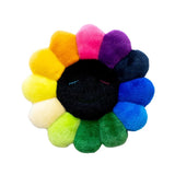 MURAKAMI TAKASHI Flower Cushion Rainbow x Black (30cm)