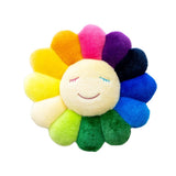 MURAKAMI TAKASHI Flower Cushion Rainbow x White (30cm)