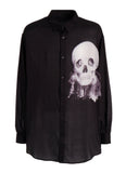 Yohji Yamamoto Y`s for men SKULL PRINT SHIRT TYPE 1