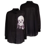 Yohji Yamamoto Y`s for men SKULL PRINT SHIRT TYPE 1