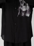 Yohji Yamamoto Y`s for men SKULL PRINT SHIRT TYPE 1