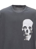 Yohji Yamamoto Y`s for men SKULL PRINT SHORT SLEEVE T-SHIRT TYPE 2