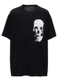 Yohji Yamamoto Y`s for men SKULL PRINT SHORT SLEEVE T-SHIRT TYPE 2