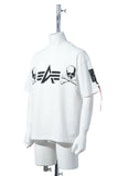 MASTERMIND WORLD x ALPHA INDUSTRIES TEE [ MW25C15-TS215 ]