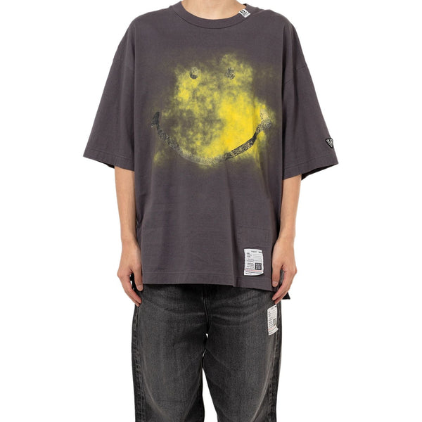 Maison MIHARA YASUHIRO Smily Face Printed Ringer T-shirt