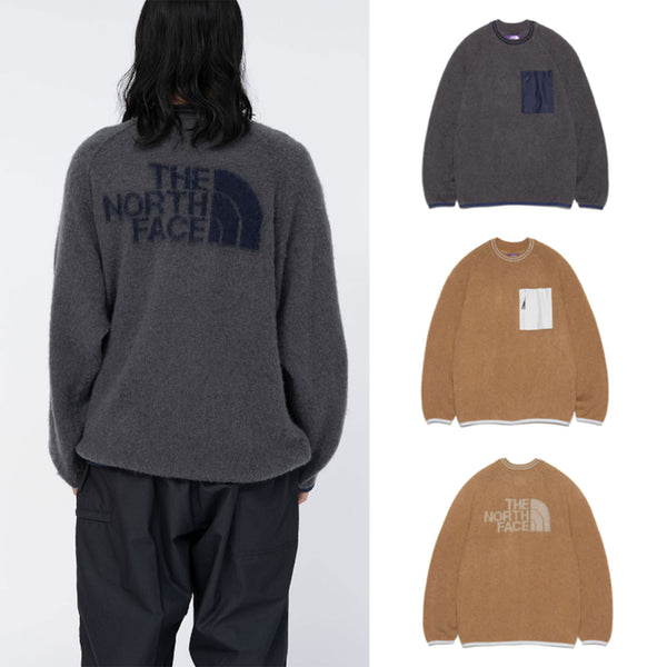 THE NORTH FACE PURPLE LABEL Mohair Field Crewneck Pullover [ N24FJ052 ]