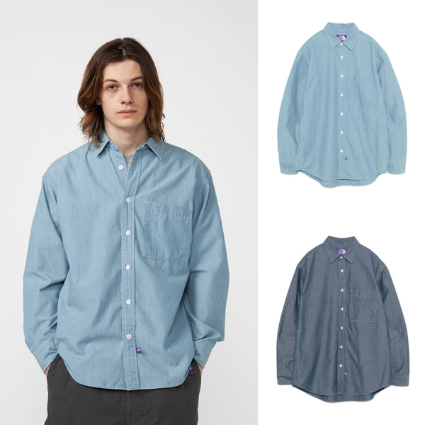 THE NORTH FACE PURPLE LABEL Regular Collar Chambray Field Shirt [ N25FG061 ]