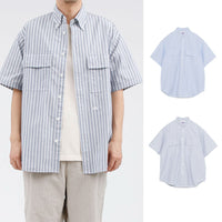 THE NORTH FACE PURPLE LABEL Button Down Striped Field S/S Shirt [ N25SG136 ] cotwo
