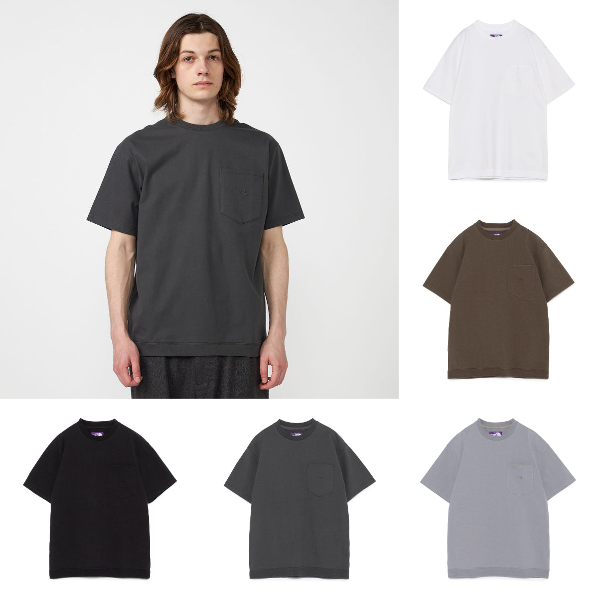 THE NORTH FACE PURPLE LABEL High Bulky Pocket Tee [ N25SH056