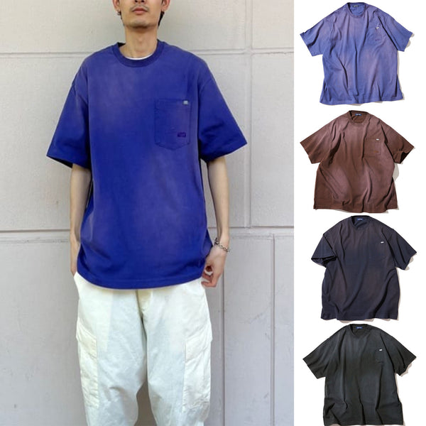 NAUTICA ( JAPAN ) Garment Dyed Hidden Logo S/S PKT Tee cotwo