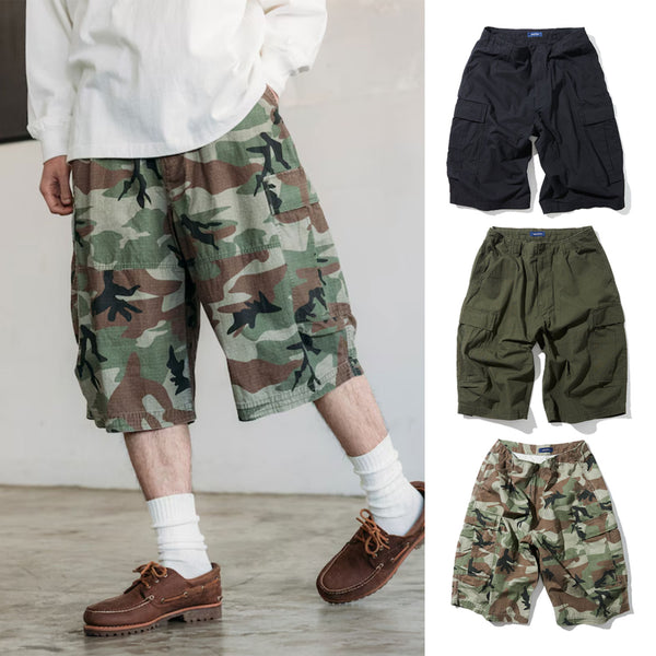 NAUTICA ( JAPAN ) Super Wide Cargo Cropped Pants