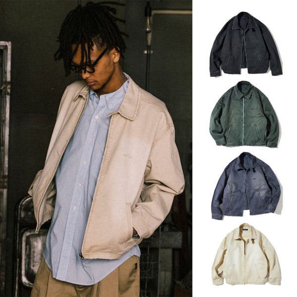 NAUTICA ( JAPAN ) Garments Dyed Chino Zip Blouson SS cotwo