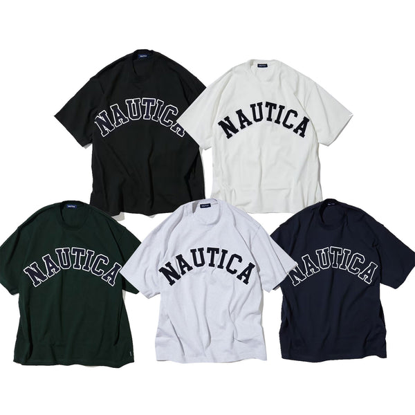 NAUTICA ( JAPAN ) Arch Logo S/S Tee cotwo