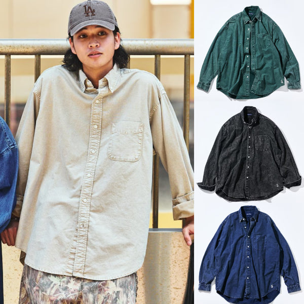 NAUTICA ( JAPAN ) Vintage-inspired Overdyed Oxford Button-Down Shirt