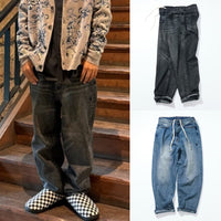 NAUTICA ( JAPAN ) Vintage-Processed Baggy Silhouette Denim Pants