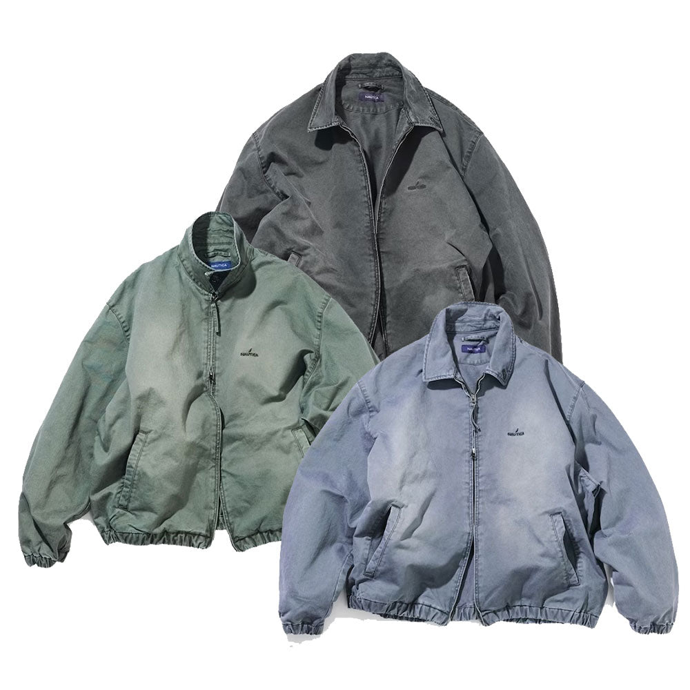 NAUTICA ( JAPAN ) Garment-Dyed Chino Twill Zip-Up Jacket – cotwohk