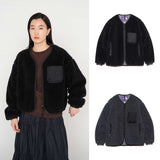 THE NORTH FACE PURPLE LABEL Wool Boa WINDSTOPPER Field Cardigan [ NA2351N ] cotwo