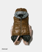 beautiful people x NANGA multilayering down vest blouson