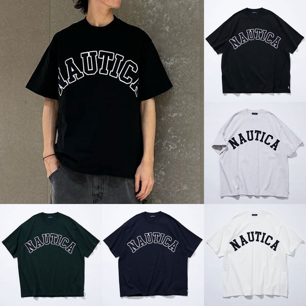 NAUTICA ( JAPAN ) Arch Logo S/S Tee cotwo