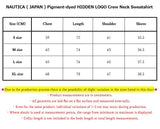 NAUTICA ( JAPAN ) Pigment-dyed HIDDEN LOGO Crew Neck Sweatshirt