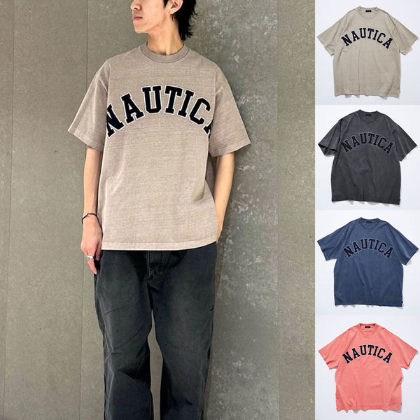 NAUTICA ( JAPAN ) Pigment Dyed Arch Logo S/S Tee cotwo