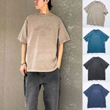 NAUTICA ( JAPAN ) Pigment Dyed Felt Patch Arch Logo S/S Tee cotwo
