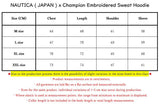 NAUTICA ( JAPAN )  x Champion Embroidered Sweat Hoodie