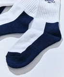 NAUTICA ( JAPAN ) x Reebok Exclusive 3 Pack Double Name Single Point Embroidered Ribbed Socks