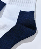 NAUTICA ( JAPAN ) x Reebok Exclusive 3 Pack Double Name Single Point Embroidered Ribbed Socks