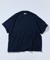 NAUTICA ( JAPAN ) x Reebok Exclusive Double Name Arch Logo Crew Neck T-Shirt Short Sleeve
