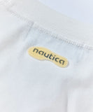 NAUTICA ( JAPAN ) x Reebok Exclusive Double Name Arch Logo Crew Neck T-Shirt Short Sleeve