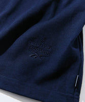 NAUTICA ( JAPAN ) x Reebok Exclusive Double Name Arch Logo Crew Neck T-Shirt Short Sleeve