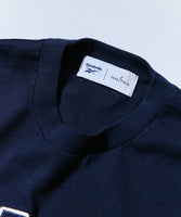 NAUTICA ( JAPAN ) x Reebok Exclusive Double Name Arch Logo Crew Neck T-Shirt Short Sleeve